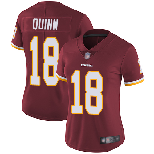 Washington Redskins Limited Burgundy Red Women Trey Quinn Home Jersey NFL Football #18 Vapor->youth nfl jersey->Youth Jersey